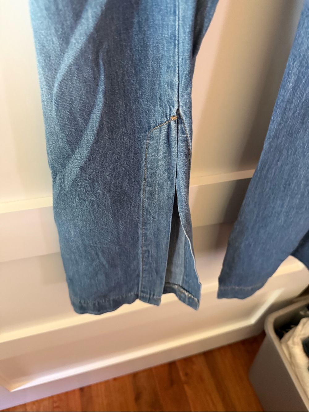 One 5 One Blue Wide-Leg Jeans Casual
comfy Relaxed side slits - Picture 7 of 9